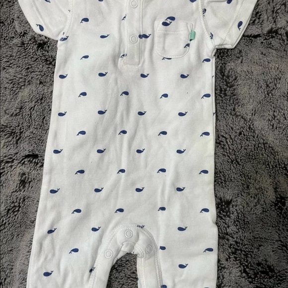 Baby Clothes NB - 3 Months Nautical/Sea Life Lot - Picture 6 of 8